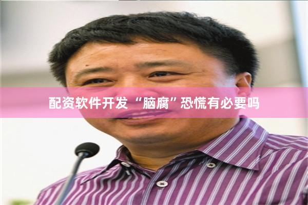 配资软件开发 “脑腐”恐慌有必要吗