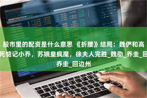 股市里的配资是什么意思 《折腰》结局：魏俨和高恒至死惦记小乔，苏娥皇疯魔，徐夫人完胜_魏劭_乔圭_回边州