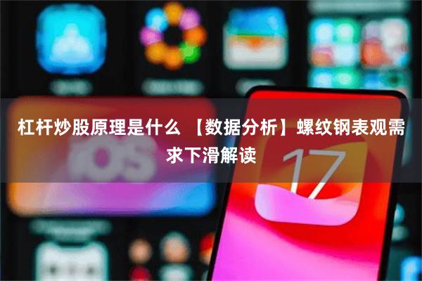杠杆炒股原理是什么 【数据分析】螺纹钢表观需求下滑解读