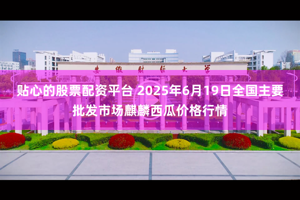 贴心的股票配资平台 2025年6月19日全国主要批发市场麒麟西瓜价格行情
