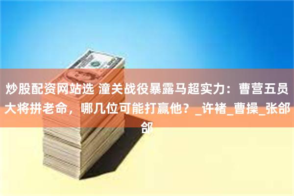 炒股配资网站选 潼关战役暴露马超实力：曹营五员大将拼老命，哪几位可能打赢他？_许褚_曹操_张郃