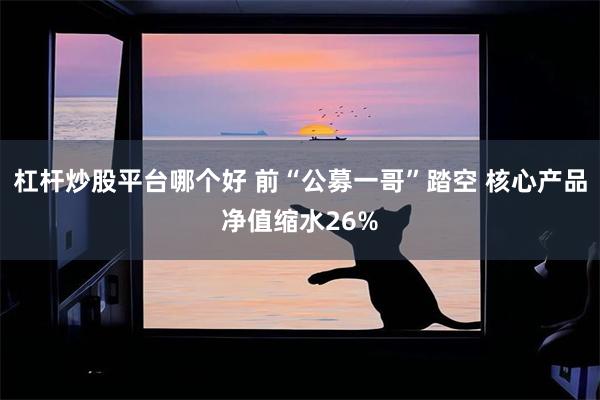 杠杆炒股平台哪个好 前“公募一哥”踏空 核心产品净值缩水26%